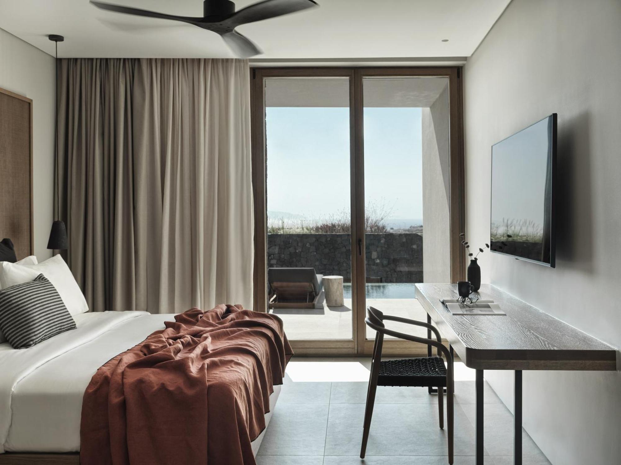 Magma Resort Santorini, In The Unbound Collection By Hyatt Vourvoúlos Rum bild